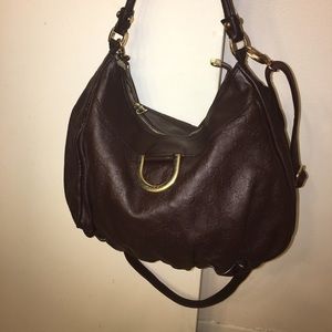 Authentic leather Gucci bag